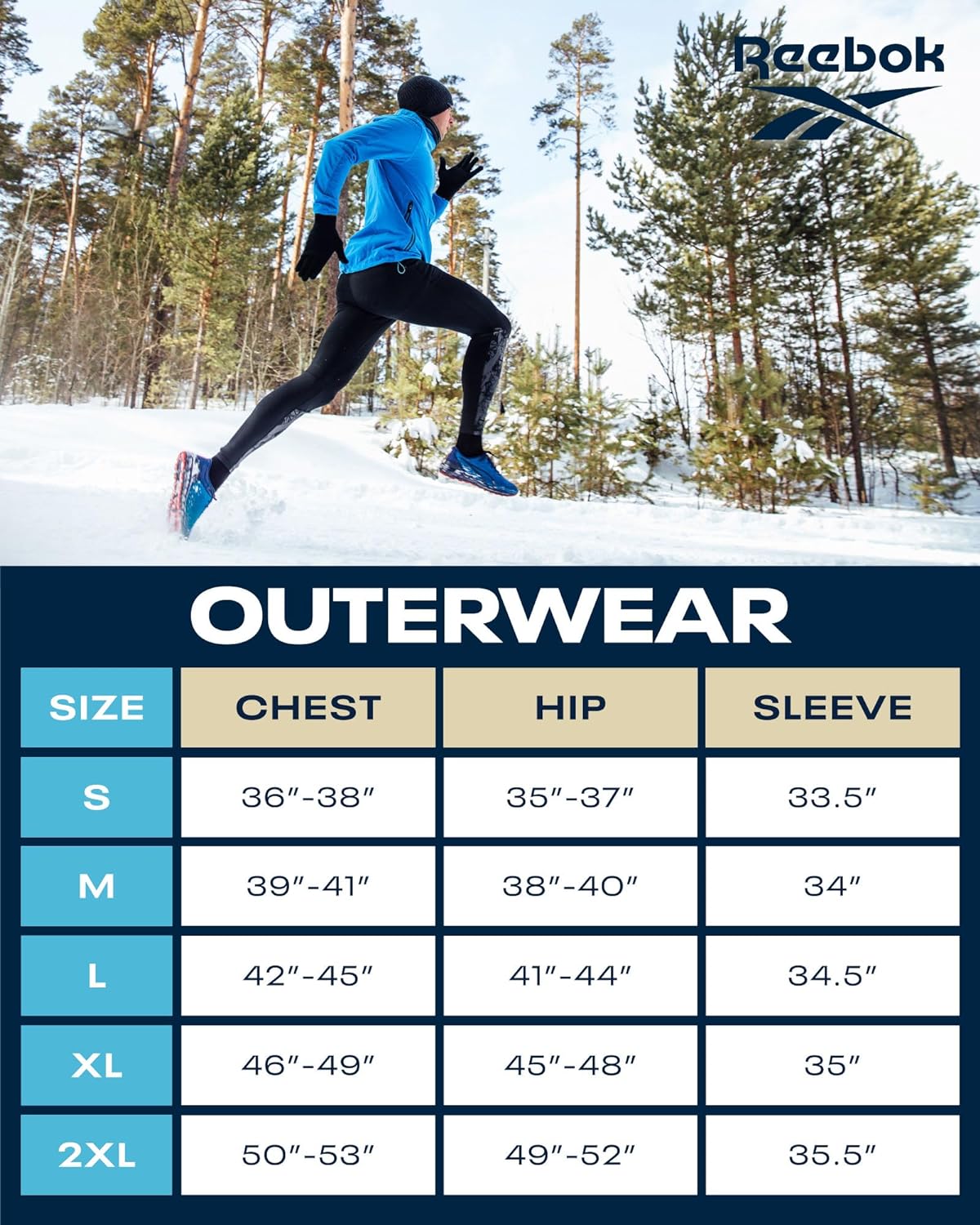 Reebok Men's Winter Jacket - Heavyweight Quilted Puffer Parka Coat - Weather Resistant Ski Jacket for Men (M-XXL) - Image 6